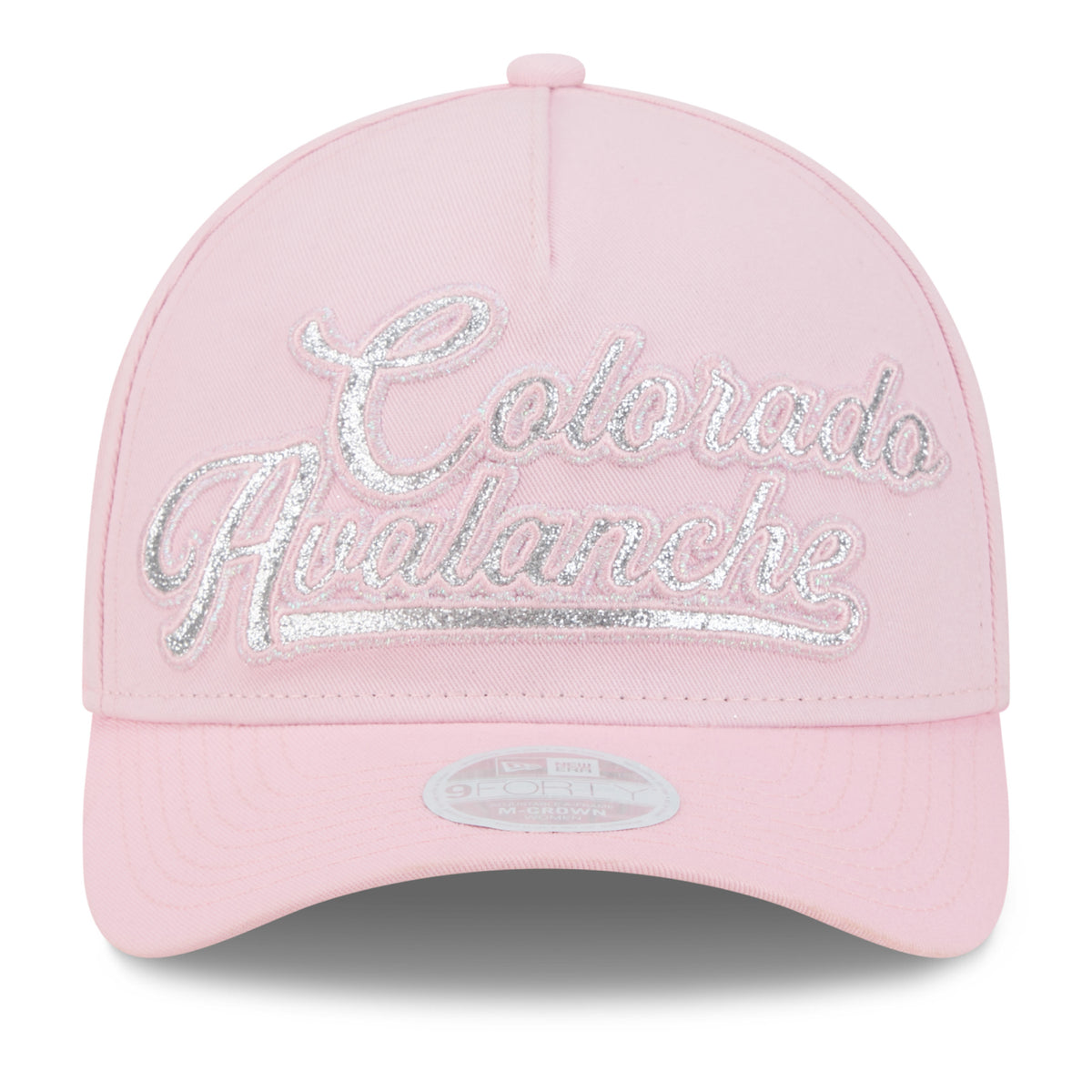 Women's Colorado Avalanche New Era Glitz 9FORTY M-Crown A-Frame Snapback Hat