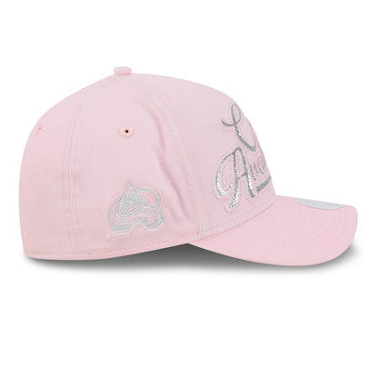 Women's Colorado Avalanche New Era Glitz 9FORTY M-Crown A-Frame Snapback Hat