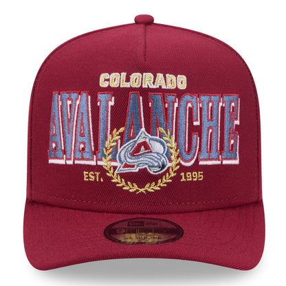 Colorado Avalanche New Era 9FIFTY A-Frame Laurel Snapback Hat - Burgundy