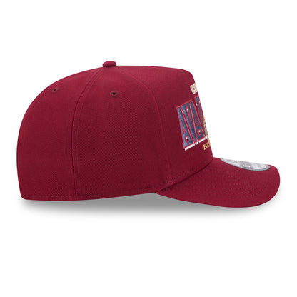 Colorado Avalanche New Era 9FIFTY A-Frame Laurel Snapback Hat - Burgundy