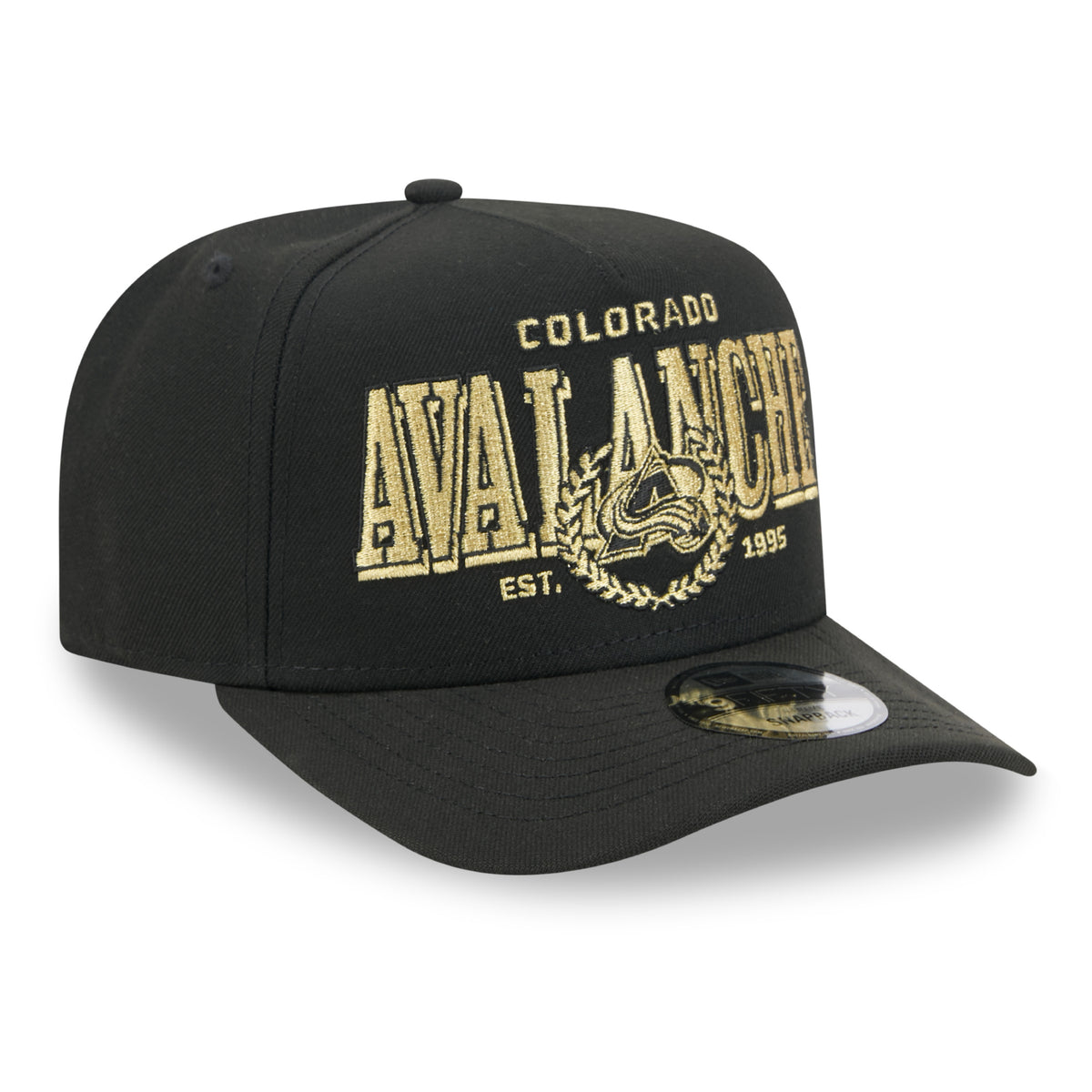 Colorado Avalanche New Era 9FIFTY A-Frame Laurel Snapback Hat - Black