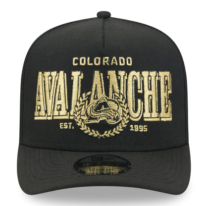 Colorado Avalanche New Era 9FIFTY A-Frame Laurel Snapback Hat - Black