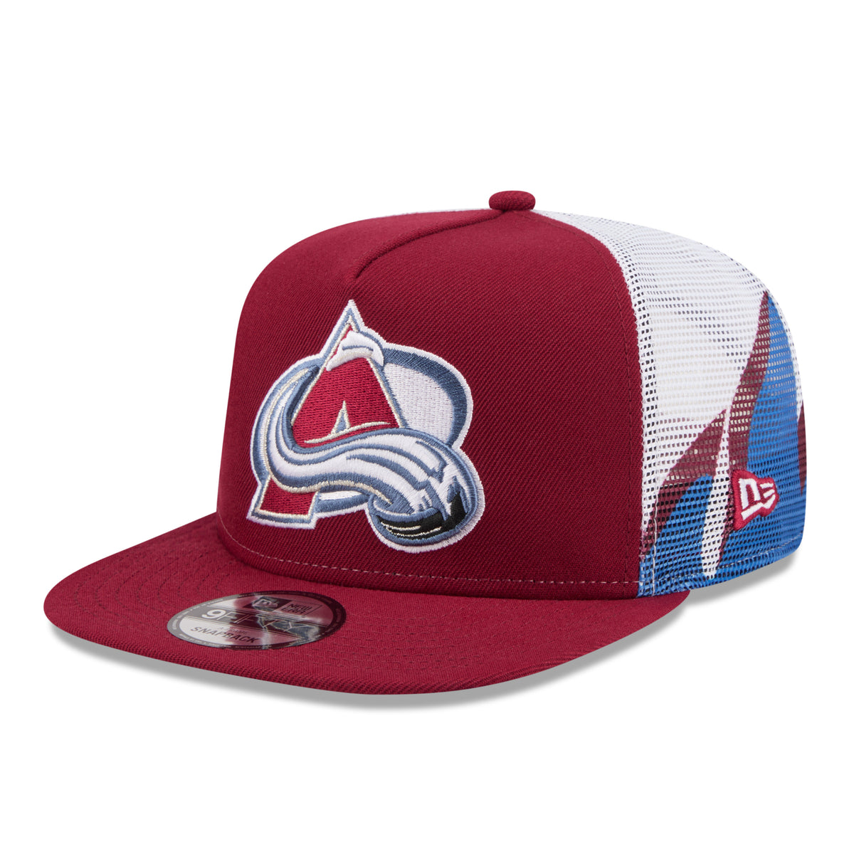Colorado Avalanche New Era 9FIFTY A-Frame Sharktooth Mesh Snapback Hat