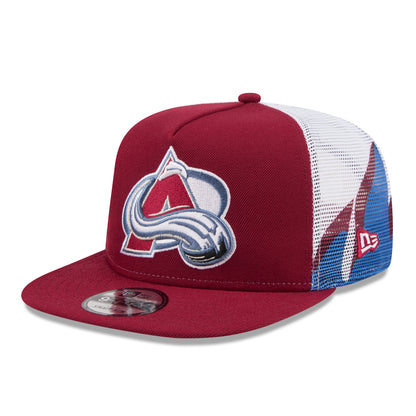Colorado Avalanche New Era 9FIFTY A-Frame Sharktooth Mesh Snapback Hat