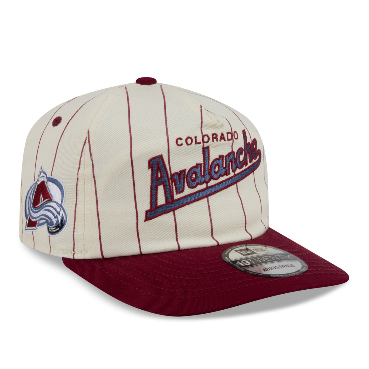 Colorado Avalanche New Era Pinstripe 19TWENTY Snapback Hat