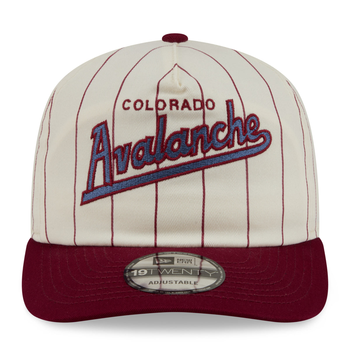 Colorado Avalanche New Era Pinstripe 19TWENTY Snapback Hat