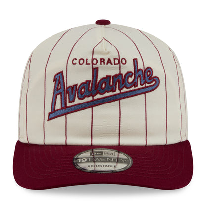 Colorado Avalanche New Era Pinstripe 19TWENTY Snapback Hat