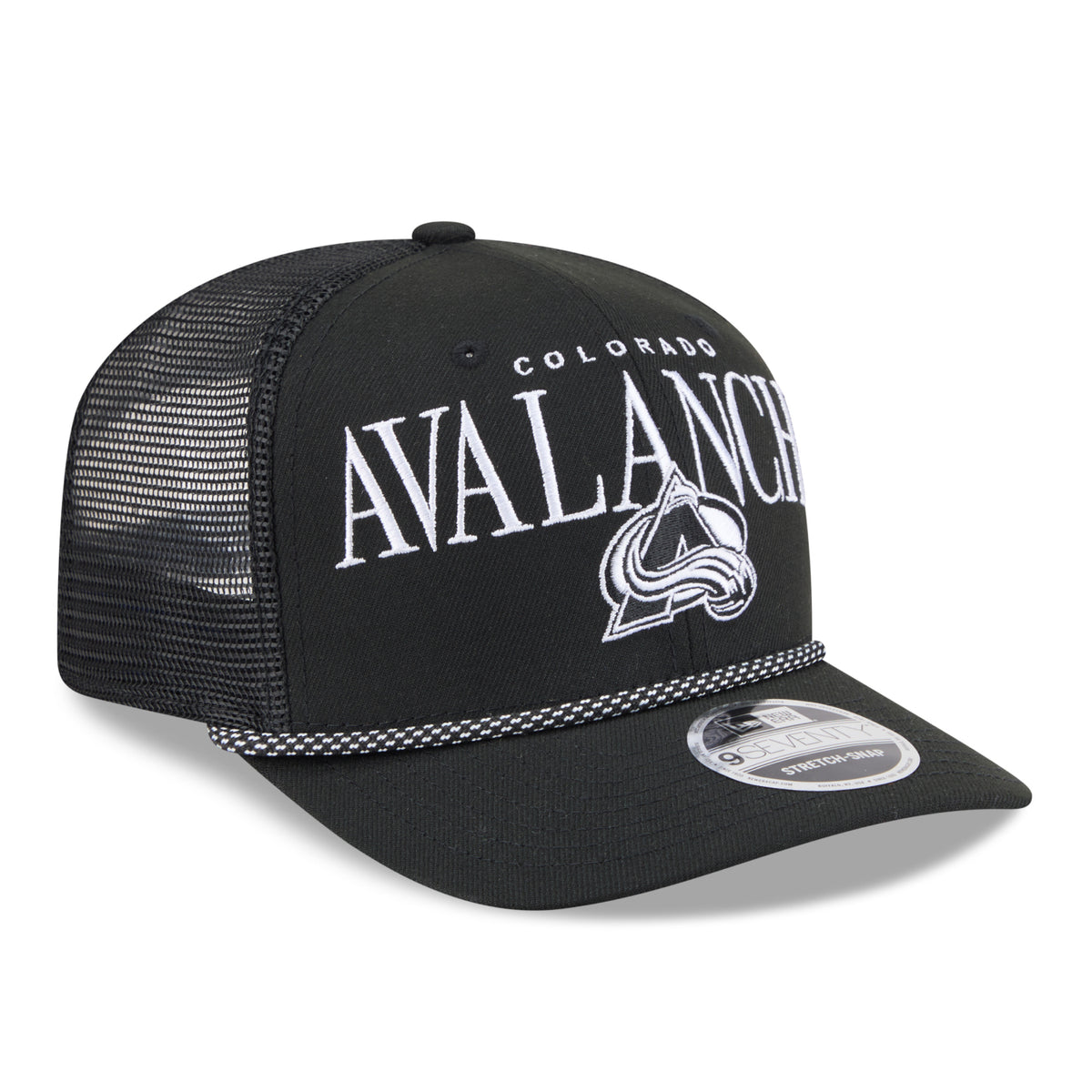 Colorado Avalanche New Era Tonal 9SEVENTY Stretch Snapback Hat - Black
