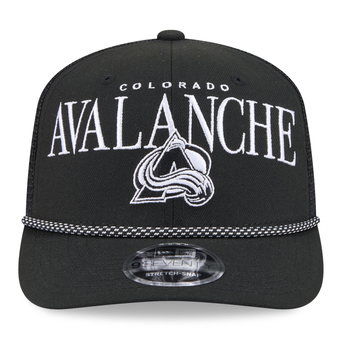 Colorado Avalanche New Era Tonal 9SEVENTY Stretch Snapback Hat - Black