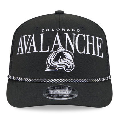 Colorado Avalanche New Era Tonal 9SEVENTY Stretch Snapback Hat - Black