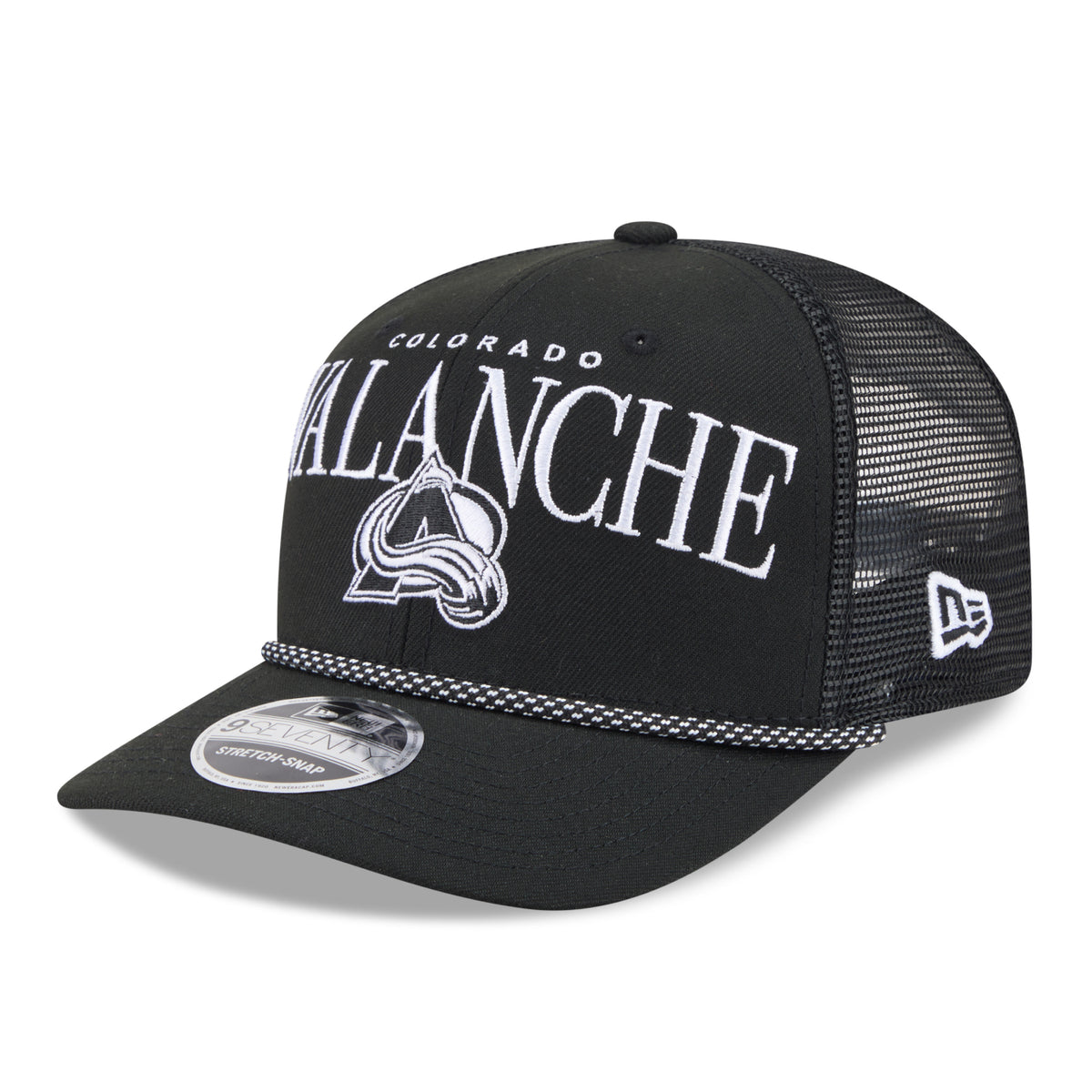 Colorado Avalanche New Era Tonal 9SEVENTY Stretch Snapback Hat - Black