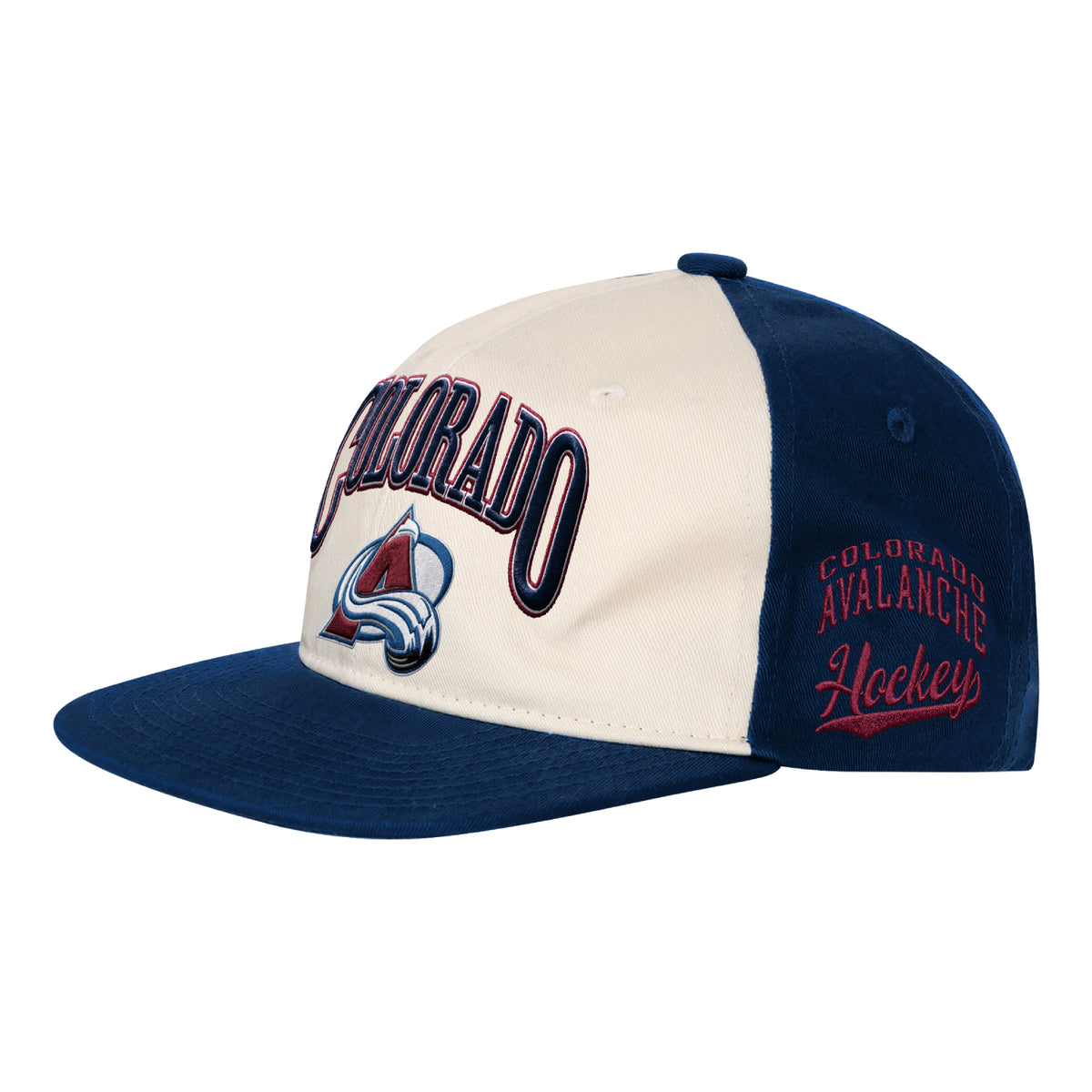 Youth Colorado Avalanche Arch Flatbrim Hat