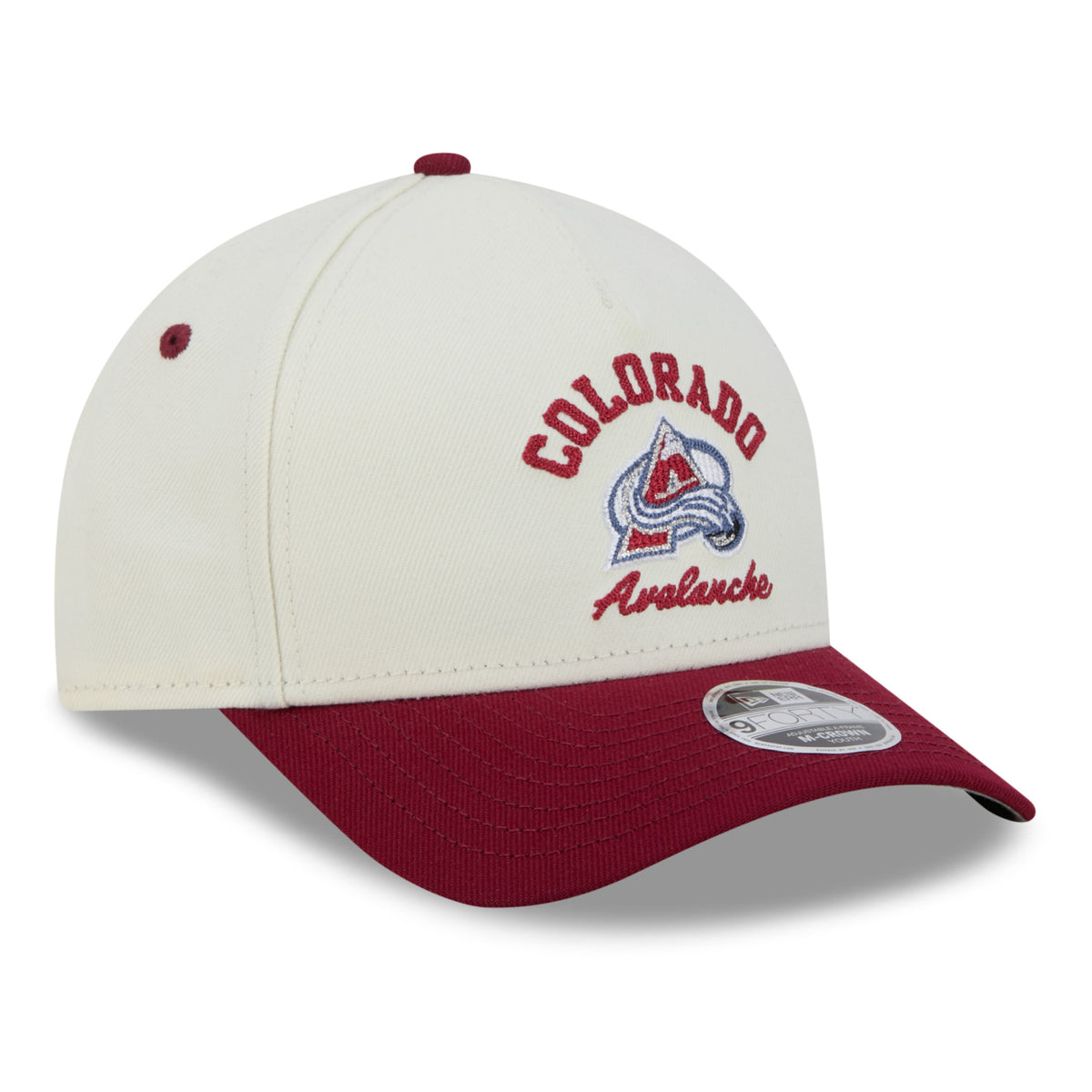 Youth Colorado Avalanche New Era Arch 9FORTY M-Crown A-Frame Snapback Hat