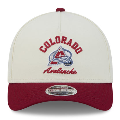 Youth Colorado Avalanche New Era Arch 9FORTY M-Crown A-Frame Snapback Hat