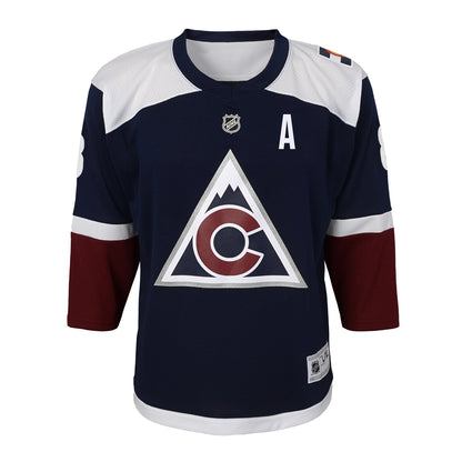 Youth Colorado Avalanche #8 Cale Makar (A) Alternate Replica Jersey