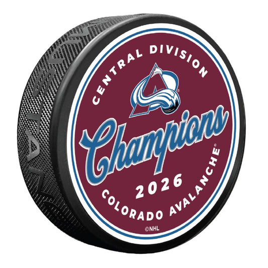 Colorado Avalanche 2026 NHL Central Division Champions Puck
