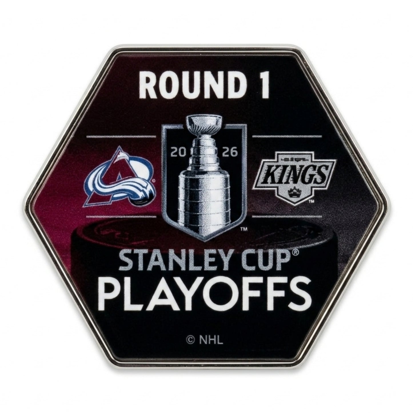 Colorado Avalanche 2026 Stanley Cup Playoffs Round 1 Matchup Pin