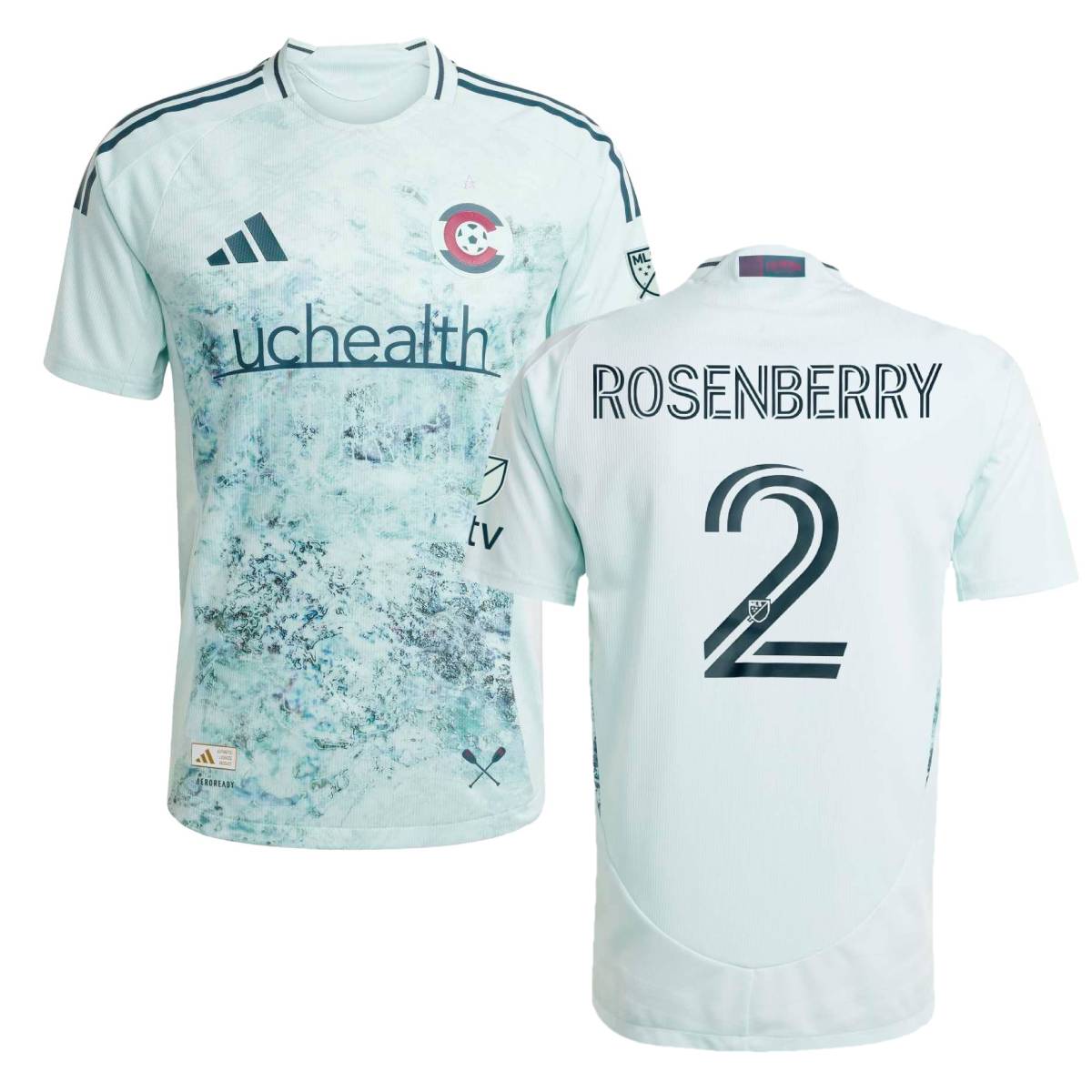 2025 Rapids Headwaters Authentic #2 Keegan Rosenberry Jersey