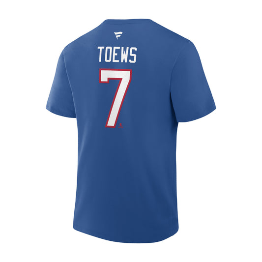 #7 Devon Toews Colorado Avalanche Heritage Player T-Shirt