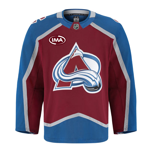 Colorado Avalanche Pro On Ice Authentic Blank Home Jersey