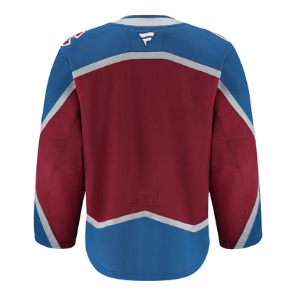 Colorado Avalanche Pro On Ice Authentic Blank Home Jersey