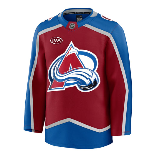 Colorado Avalanche Premium Blank Home Jersey