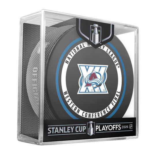 Colorado Avalanche 2026 Stanley Cup Western Conference Finals Official Game Puck