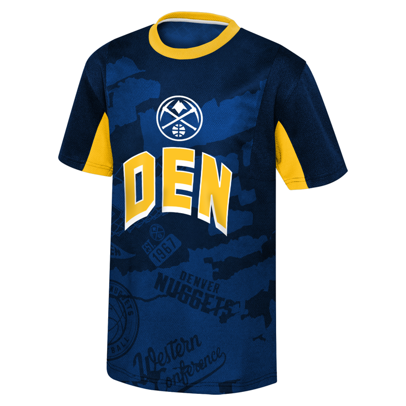 Nuggets Kid's Down Screen Sublimated S/S Tee