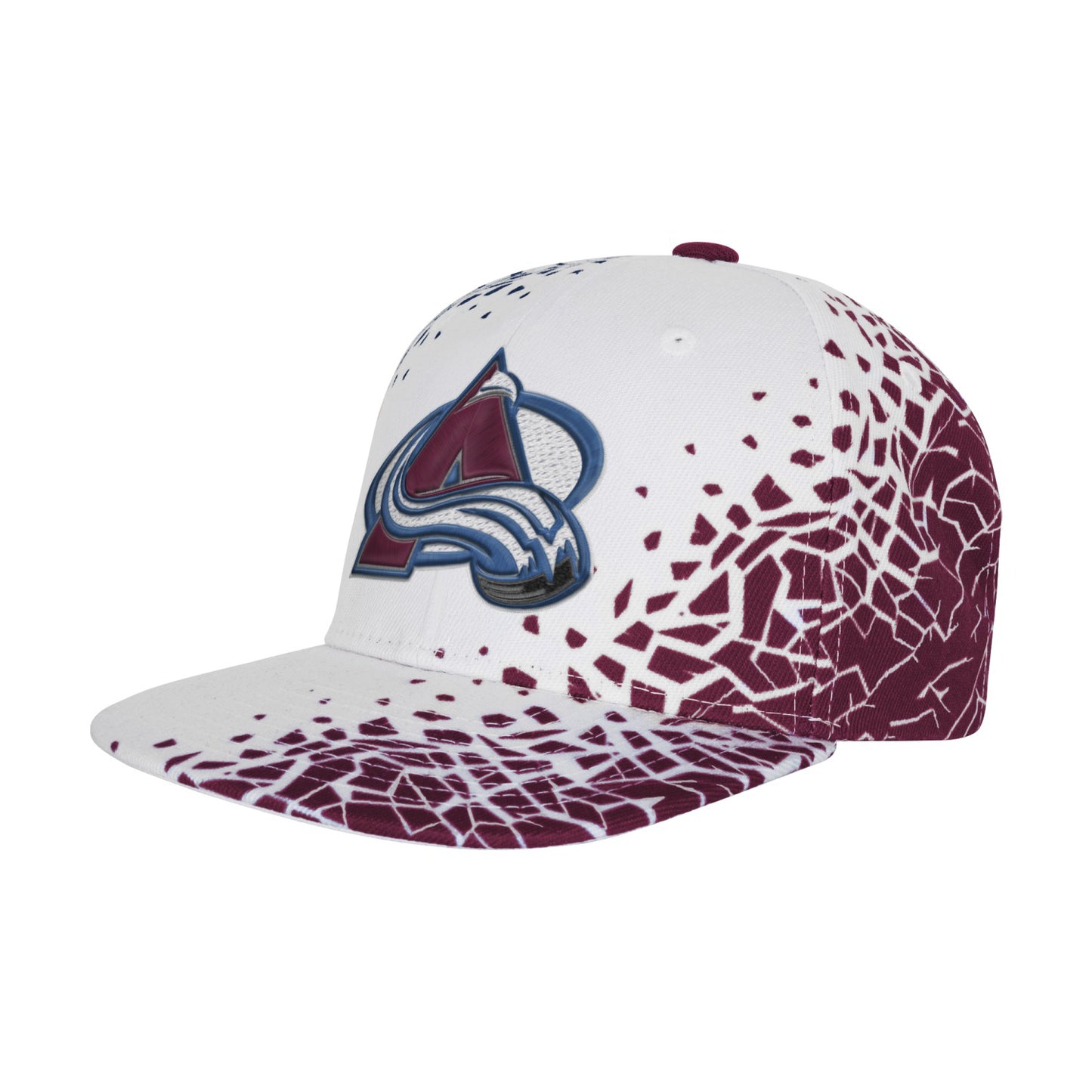 Colorado Avalanche Youth New Edge Flatbrim Hat