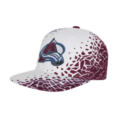Colorado Avalanche Youth New Edge Flatbrim Hat
