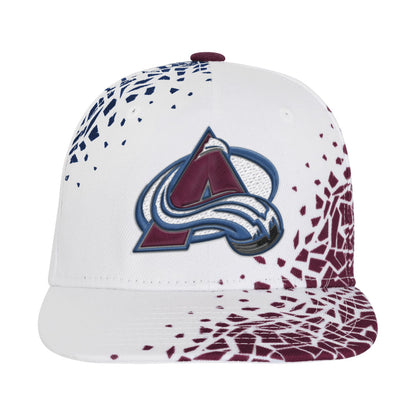 Colorado Avalanche Youth New Edge Flatbrim Hat