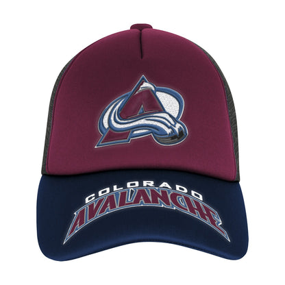 Colorado Avalanche Youth Retro Mesh Trucker Hat