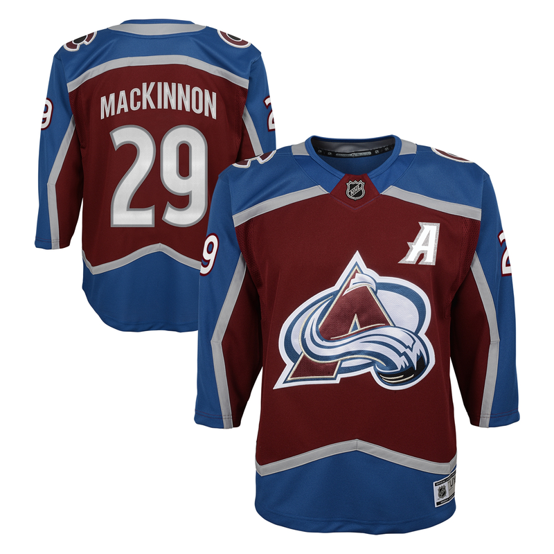 Avalanche Youth Home Player Jerseys