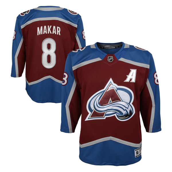 2023-24 Avalanche Youth Road Player Jerseys