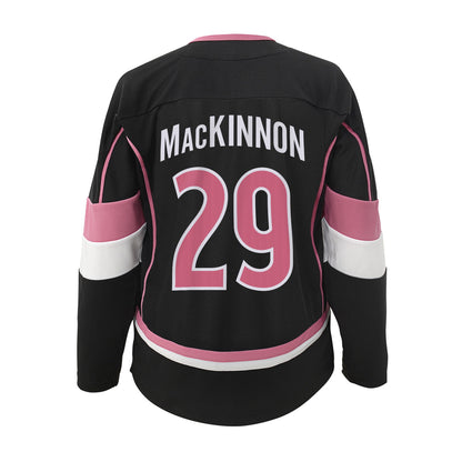 Colorado Avalanche Girls Fashion #29 Nathan MacKinnon Jersey