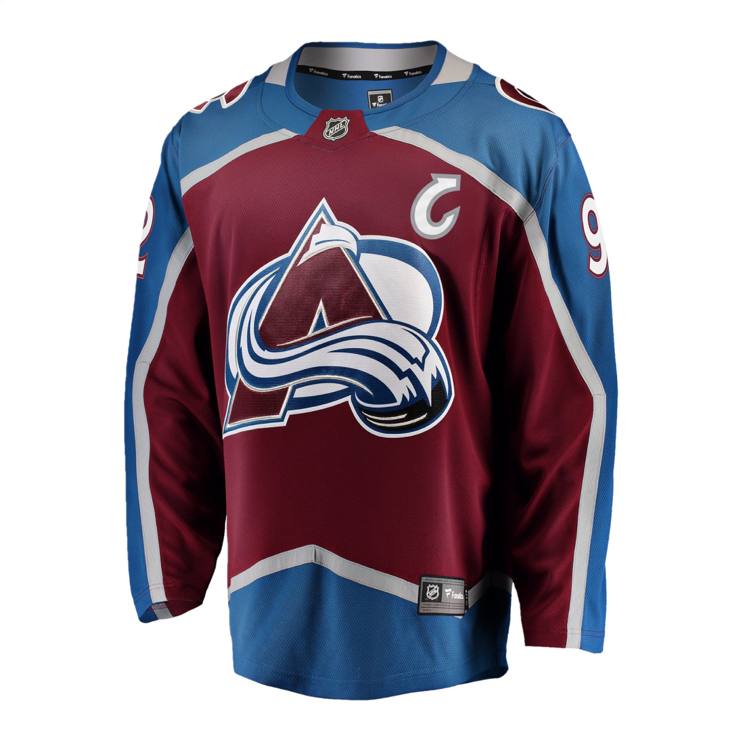 AVALANCHE トップ Colorado Avalanche #92 Gabriel Landeskog (C) Breakaway Home Jersey