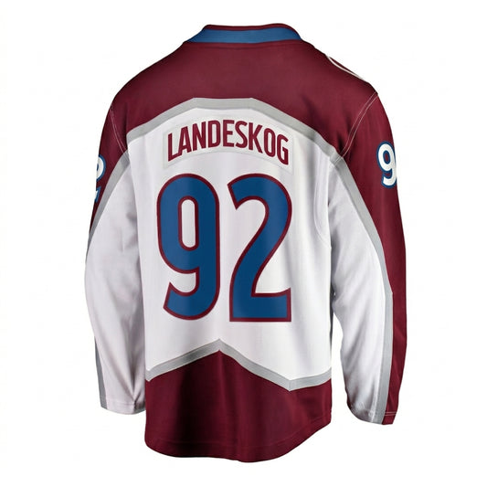 Colorado Avalanche #92 Gabriel Landeskog (C) Breakaway Road Jersey