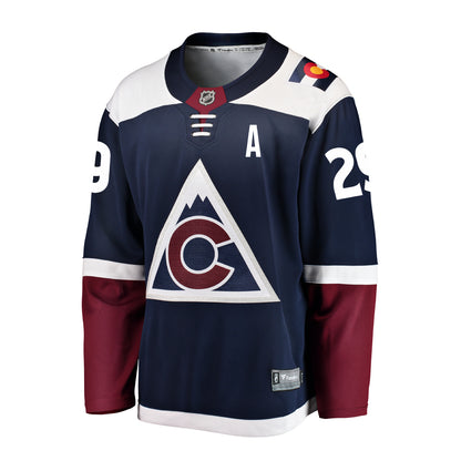 Colorado Avalanche #29 Nathan Mackinnon (A) Breakaway Alternate Jersey