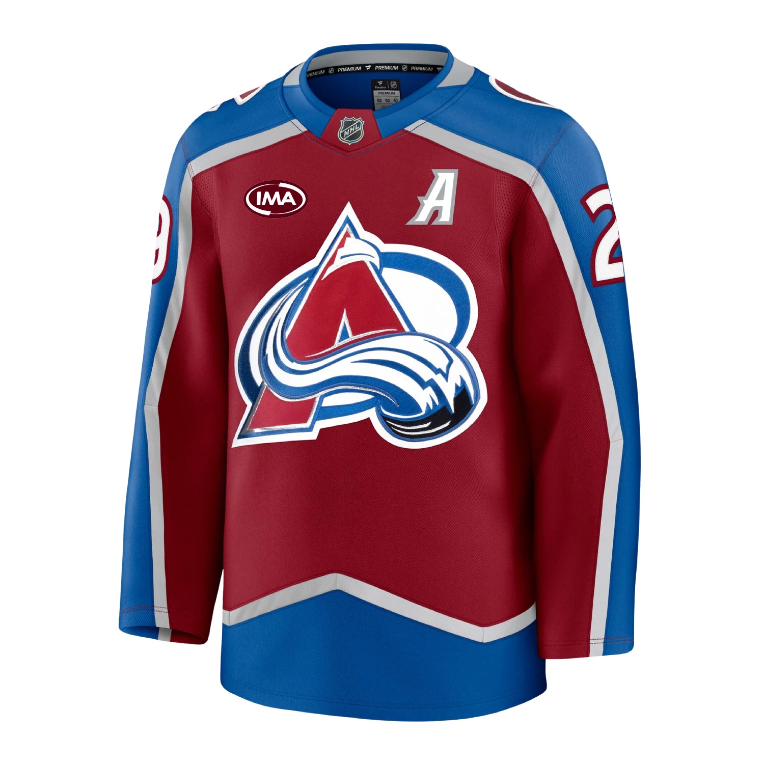 Colorado Avalanche #29 Nathan Mackinnon (A) Premium Home Jersey