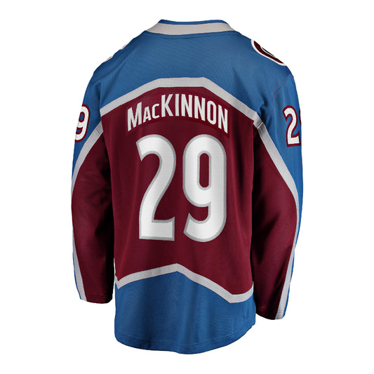 Colorado Avalanche #29 Nathan Mackinnon (A) Breakaway Home Jersey