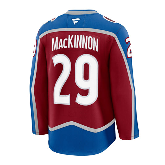 #29 Nathan Mackinnon (A) 2024-25 Avalanche Premium Home Jersey