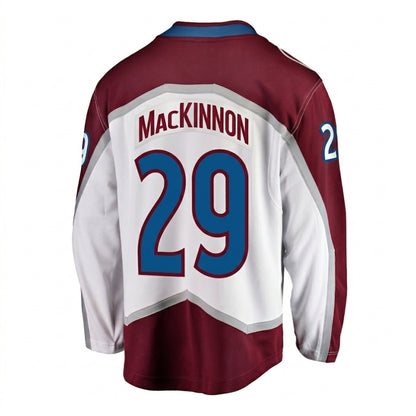 Colorado Avalanche #29 Nathan Mackinnon (A) Breakaway Road Jersey