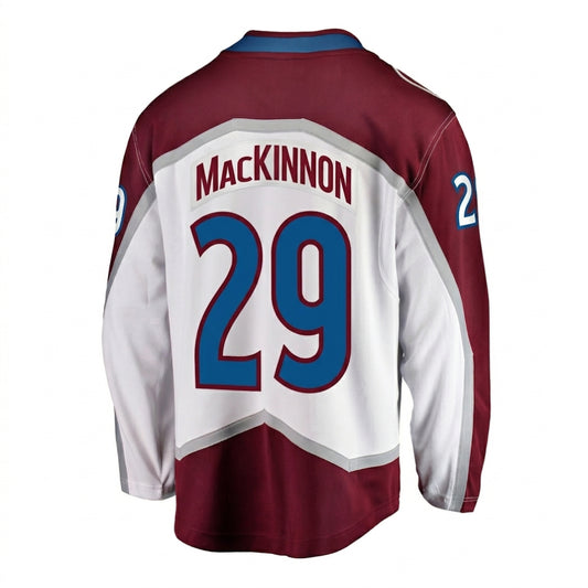Colorado Avalanche #29 Nathan Mackinnon (A) Breakaway Road Jersey