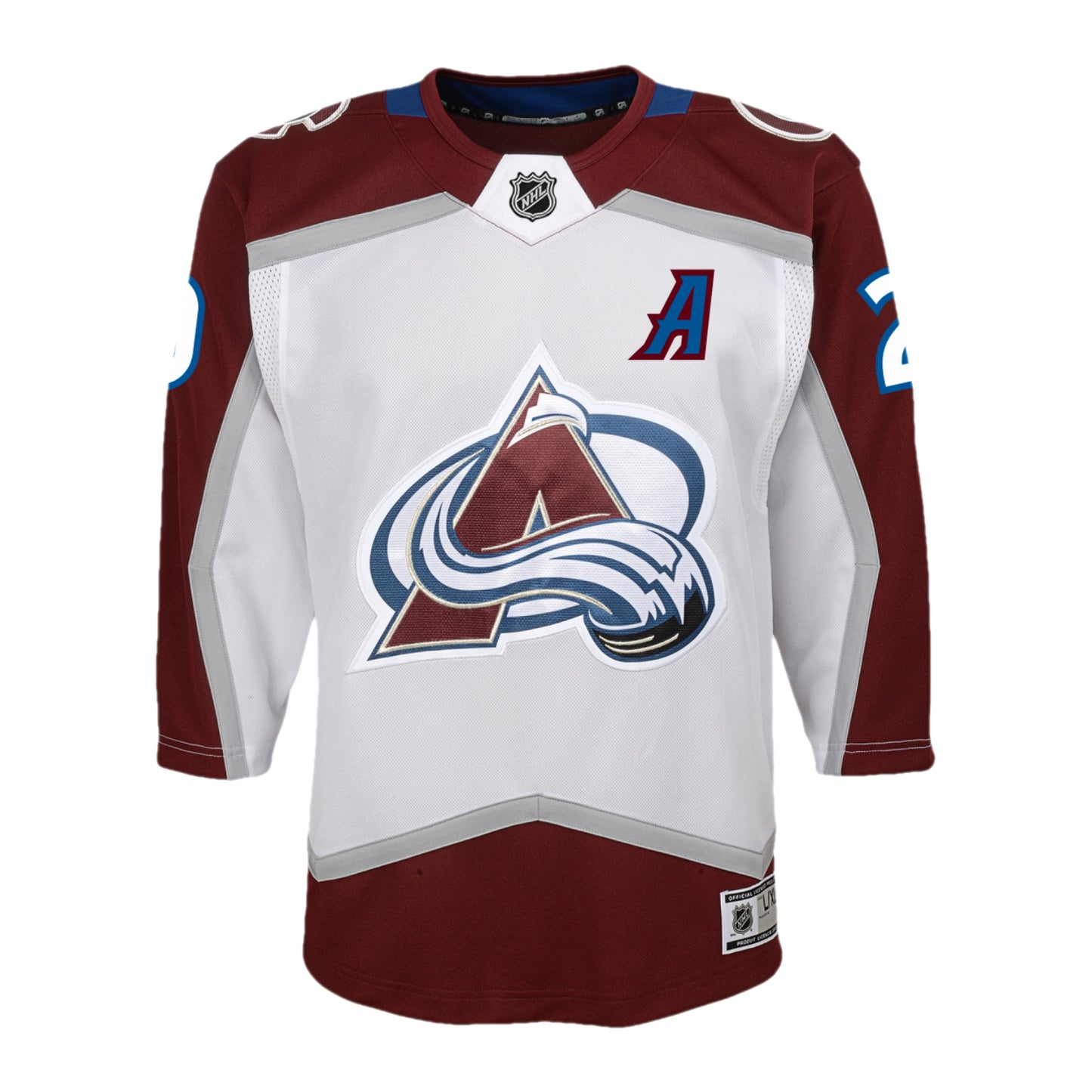 Youth Colorado Avalanche #29 Nathan Mackinnon (A) Premier Road Jersey