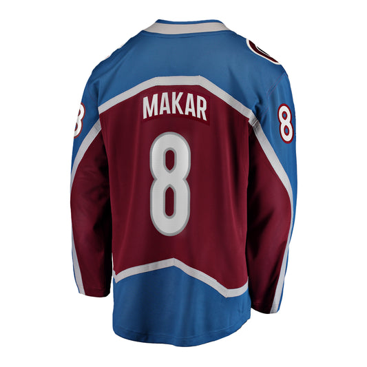 Colorado Avalanche #8 Cale Makar (A) Breakaway Home Jersey