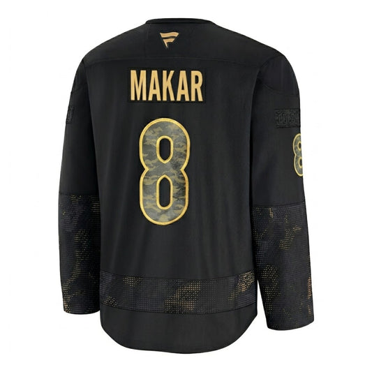 #8 Cale Makar (A) Colorado Avalanche Military Practice Jersey