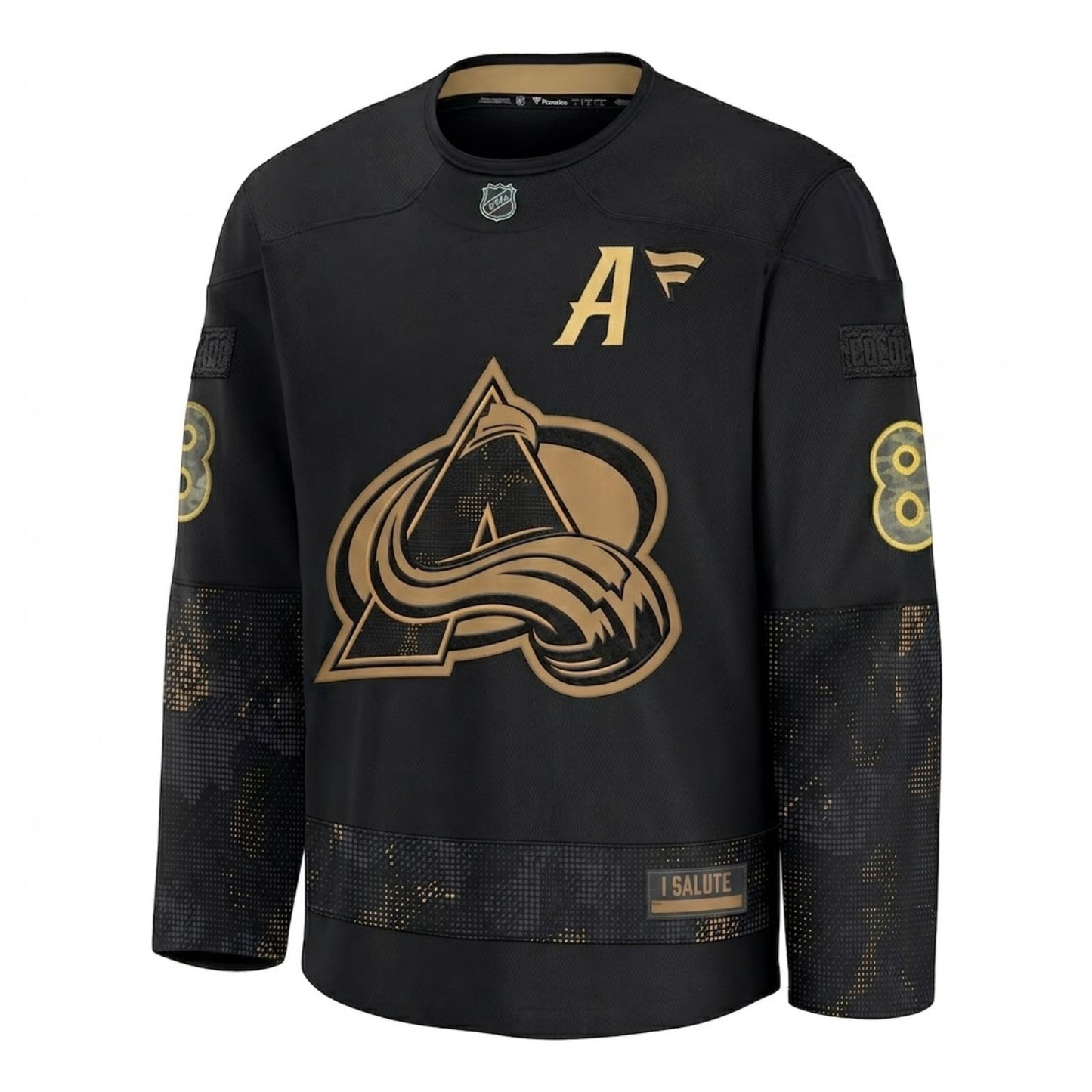 #8 Cale Makar (A) Colorado Avalanche Military Practice Jersey