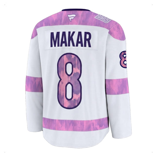Colorado Avalanche HFC Practice #8 Cale Makar (A) Jersey
