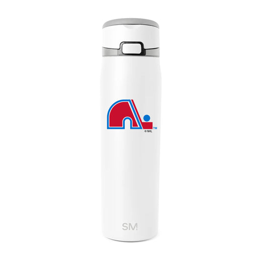 Quebec Nordiques Simple Modern Mesa Loop Bottle 24oz