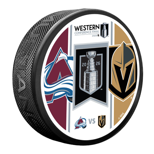 Colorado Avalanche Mustang 2026 Stanley Cup Playoffs Western Conference Finals Matchup Puck